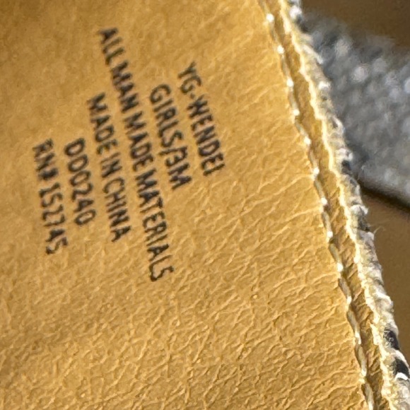 Lucky Brand Girls Size 3 M‎ Platform Sandals Snake Skin Pattern - Picture 16 of 16